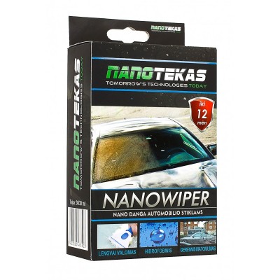 Nano danga automobilio stiklams (Nano Wiper)