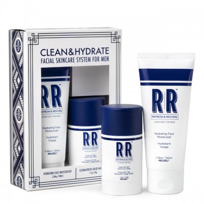 Veido odos priežiūros rinkinys vyrams "RR Clean & Hydrate Duo"