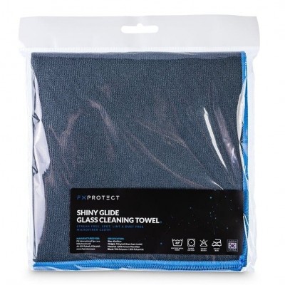 Mikropluošto šluostė stiklams “Shiny Glide Glass Cleaning Towel” 40x40 cm