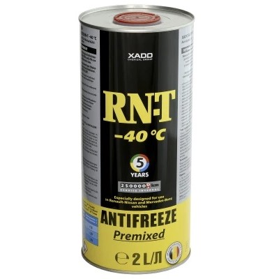 Aukščiausios kokybės aušinimo skystis “Antifreeze RN-T -40⁰С” 2 ltr