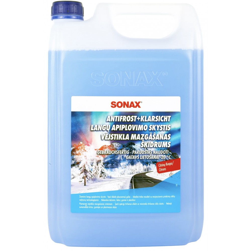 Žieminis langų plovimo skystis SONAX –20 °C, 4 l